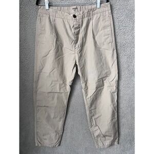 Carhartt Pants Men 32x28 Grey WIP Gerald Straight Chino Workwear USA Made Preppy